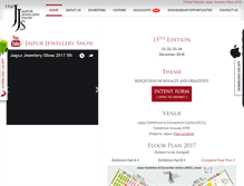 Tablet Screenshot of jaipurjewelleryshow.org